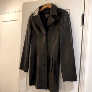 John Carlisle Black Leather Jacket